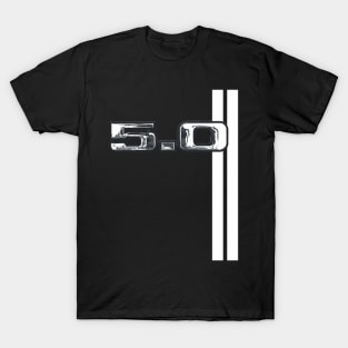 Mustang GT 5.0 V8 Classic Foxbody Racing Stripe T-Shirt